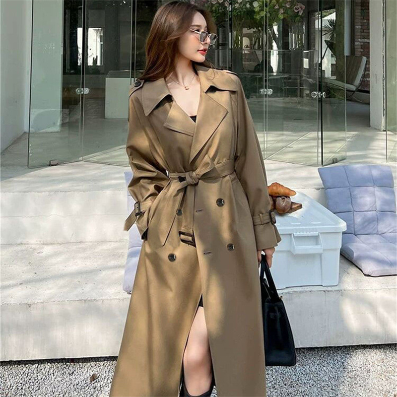 Vintage Trench Coat - Autumn Winter Women's Trench Coat Elegant