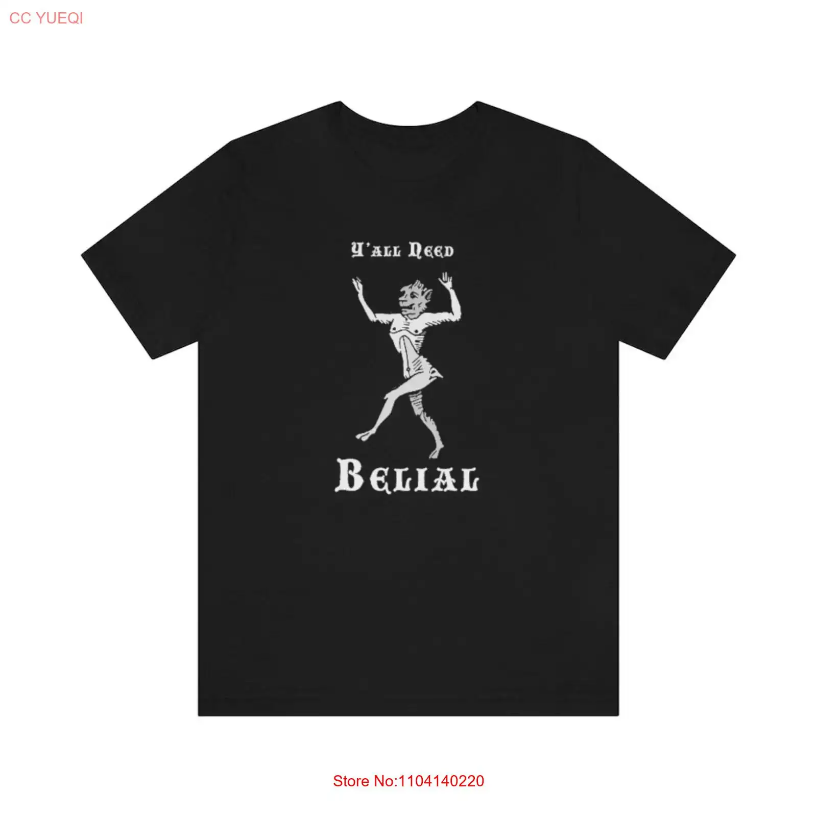 Vintage Fashion Jersey - Yall Need Belial BW Jersey T