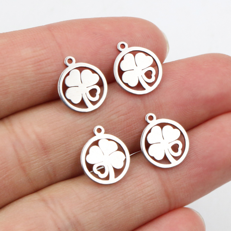 Vintage Fashion Online - 30pcs 12x10mm Charms 316 Stainless Steel