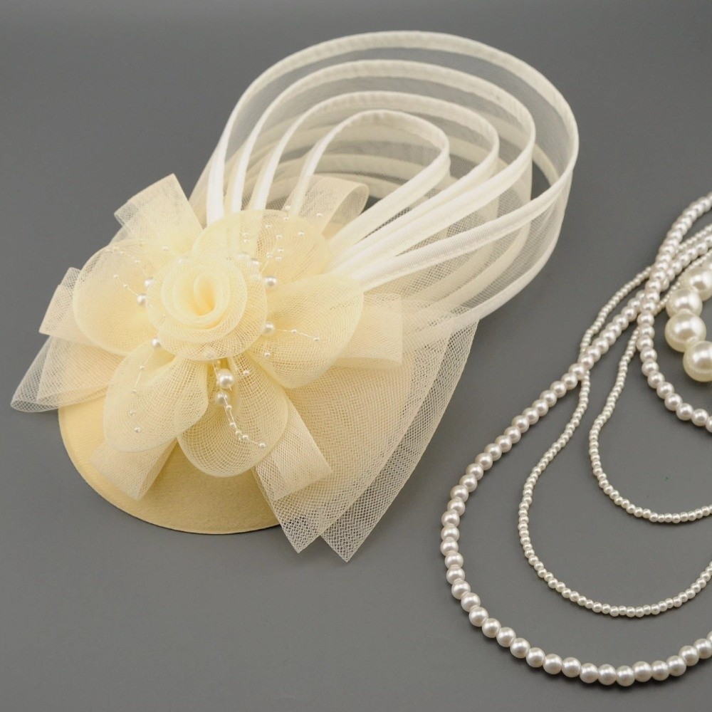 New Sinamay Women Fascinator H - Vintage Fashion Hats ulasan dan harga