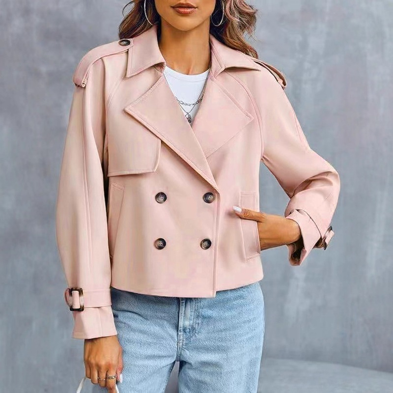 Ladies Vintage Cropped Trench  - Vintage Trench Coat ulasan dan harga