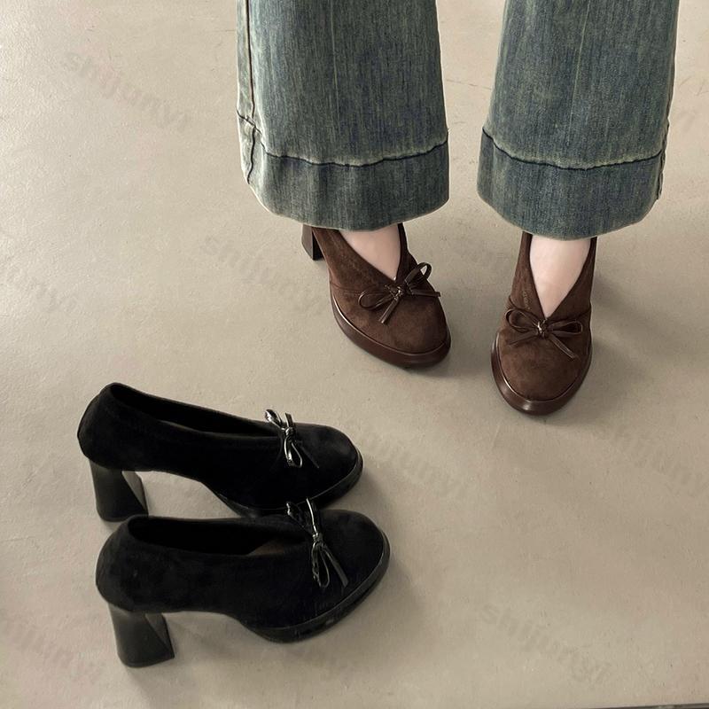 Women's High Heels 2025 Spring - Vintage Fashion Girl ulasan dan harga