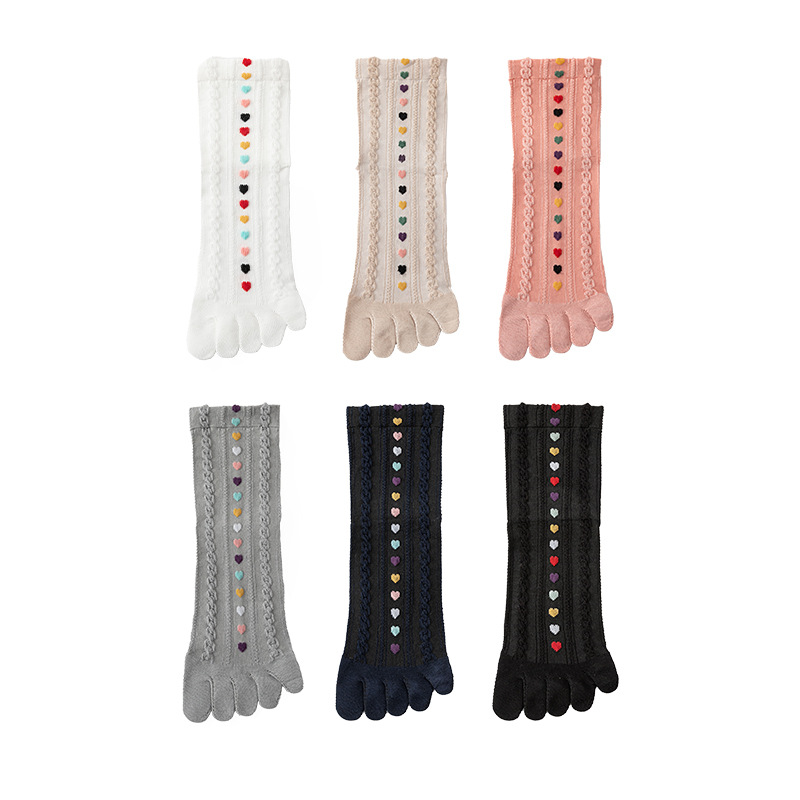 5 Pairs Finger Socks Women Gir - Vintage Fashion Girl ulasan dan harga