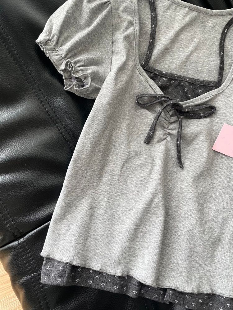 Korea Fashion Puff Sleeve Aest - Vintage Fashion Korea ulasan dan harga