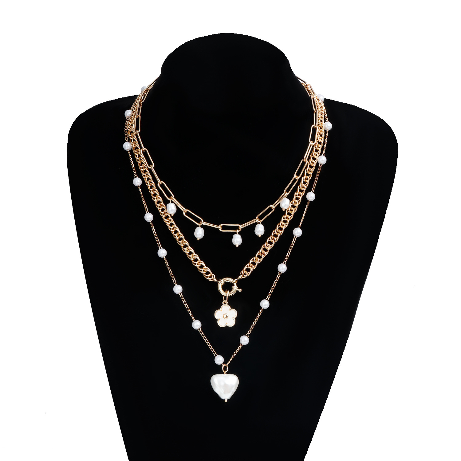 Vintage Pearl Flower Necklace  - Vintage Fashion Revival ulasan dan harga