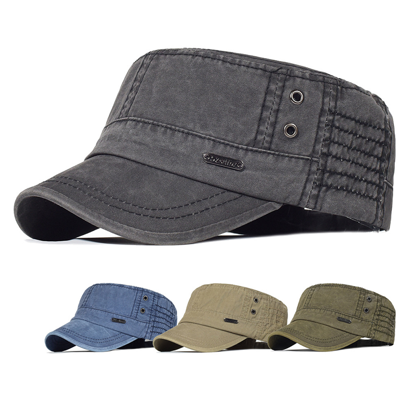 Unisex Four Seasons Washed Cot - Vintage Fashion Hats ulasan dan harga