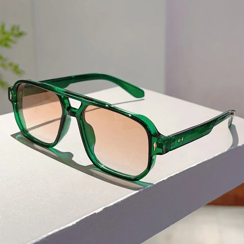 New Vintage Double Bridges Squ - Vintage Fashion Girl ulasan dan harga