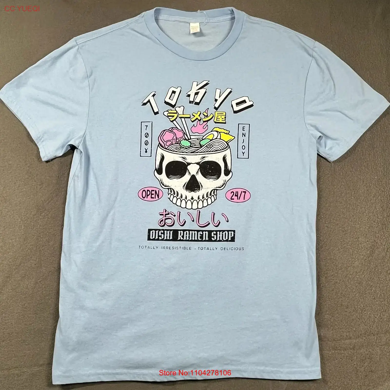 Tokyo Oishi Ramen Shop T Shirt - Vintage Fashion Tokyo ulasan dan harga