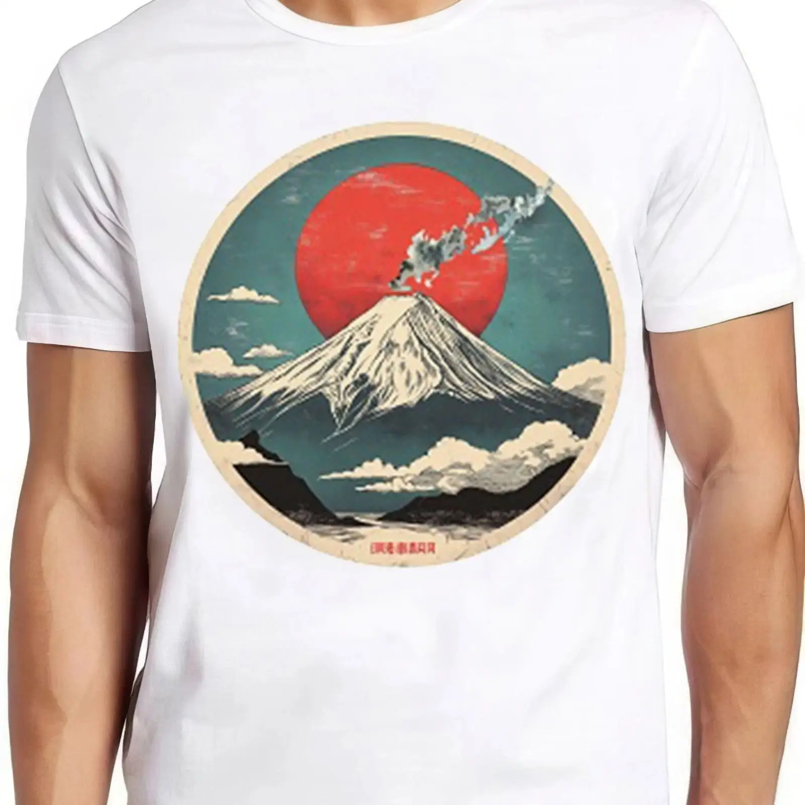 Fuji T Shirt san Mount Japan I - Vintage Fashion Tokyo ulasan dan harga