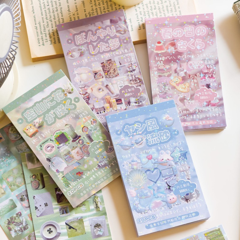 INS Fashion Cute Cartoon Stick - Vintage Fashion Journal ulasan dan harga