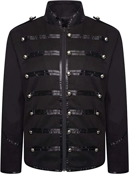Men's Steampunk Rockstar Jacke - Vintage Trench Coat ulasan dan harga