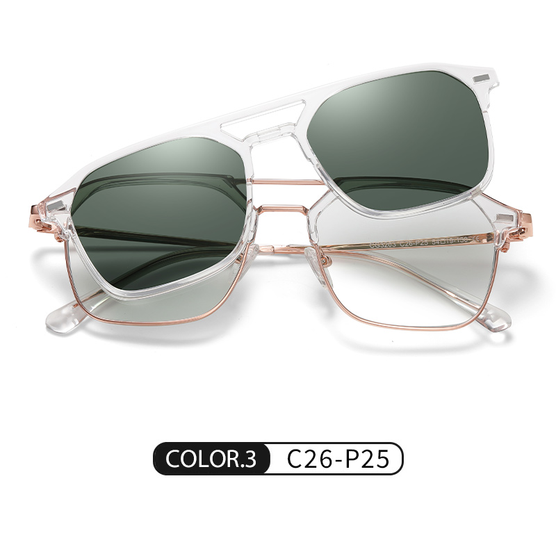 Clip On Polarized Sun Glasses  - Vintage Fashion Girl ulasan dan harga