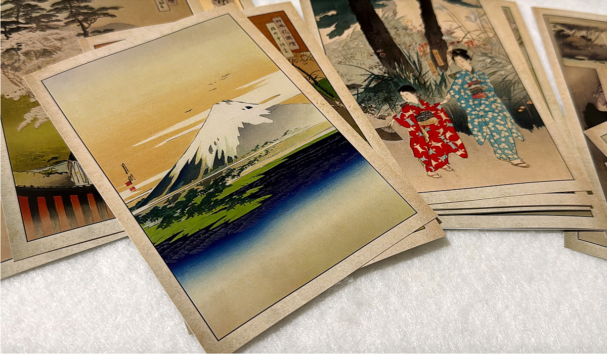 30Pcs Ogata Gekko Painting Pho - Vintage Fashion Journal ulasan dan harga