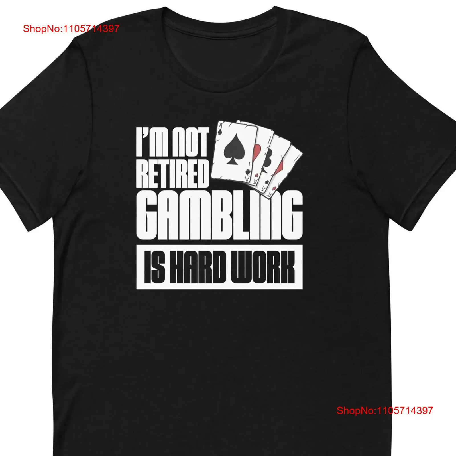 Gambling T Shirt Casino Poker  - Vintage Vegas Fashion ulasan dan harga
