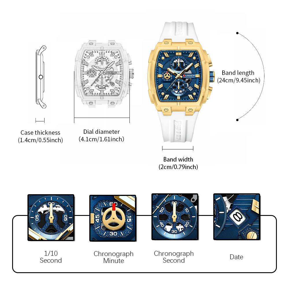 CURREN Luxury Vintage Watch fo - Vintage Fashion Watches ulasan dan harga