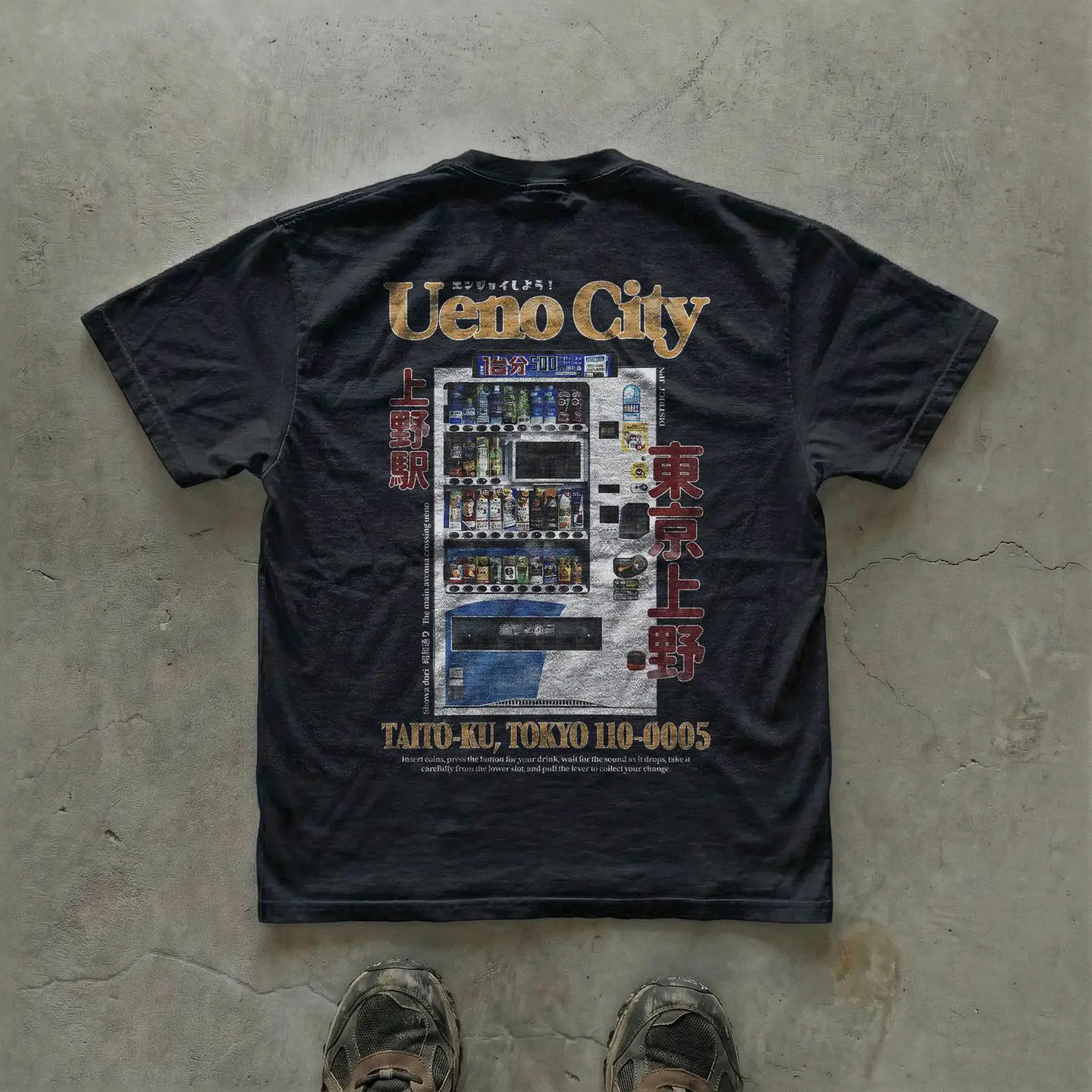 Ueno City Regular Fit T Shirt  - Vintage Fashion Tokyo ulasan dan harga