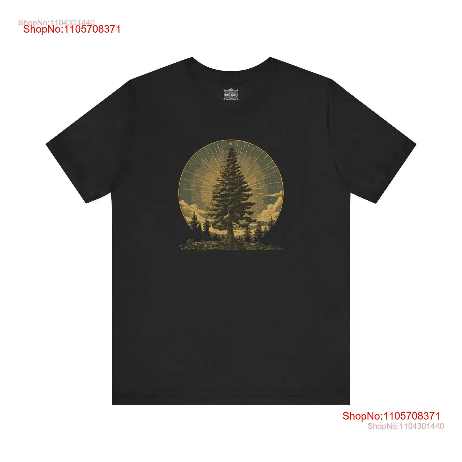 Jersey T Shirt Evergreen Tree  - Vintage Fashion Icons ulasan dan harga