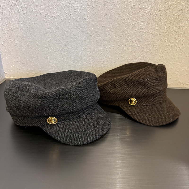 Women's Wool Vintage Newsboy B - Vintage Fashion Hats ulasan dan harga