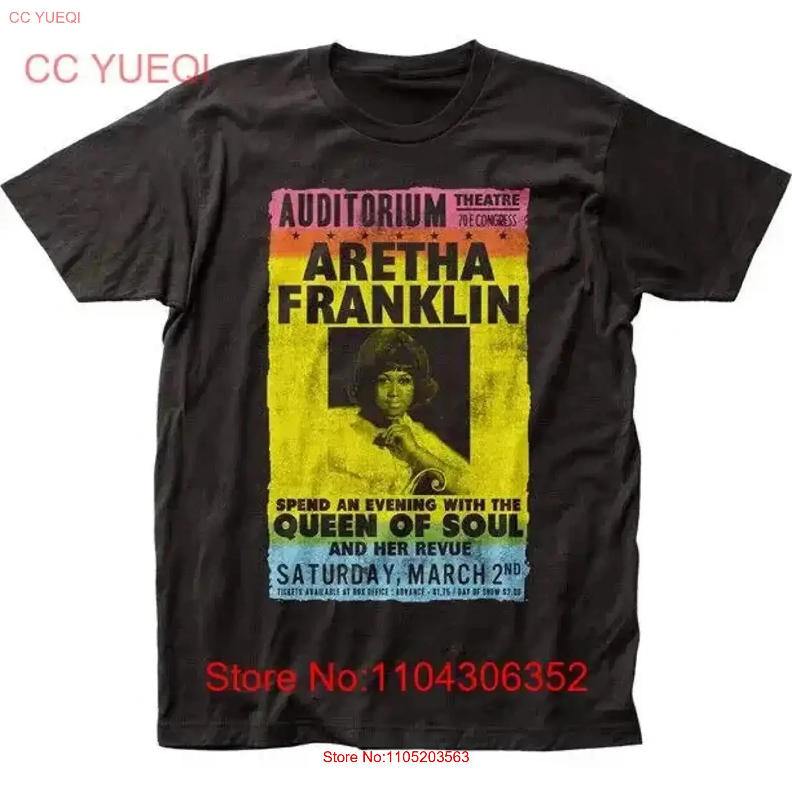 Aretha Franklin Tribute Poster - Vintage Fashion Jersey ulasan dan harga