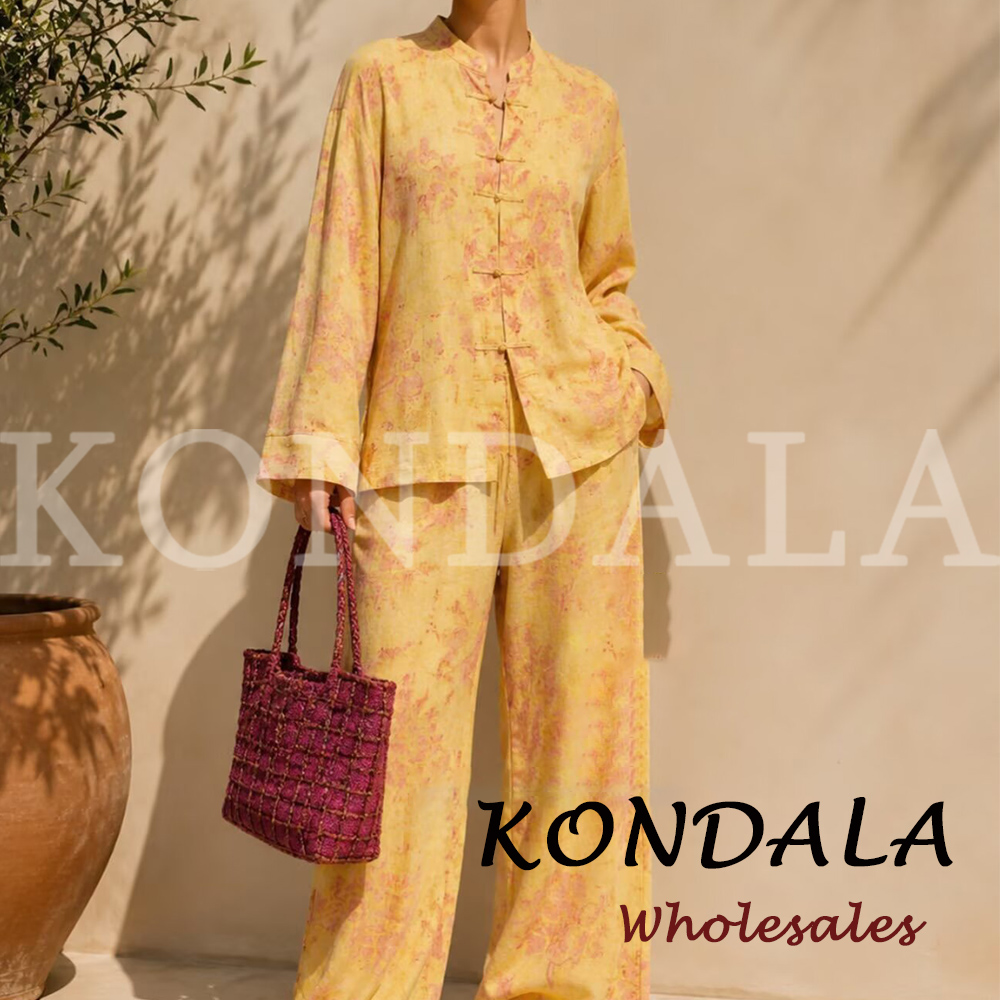 KONDALA Fashion 2026 Yellow Au - Vintage Fashion Jersey ulasan dan harga