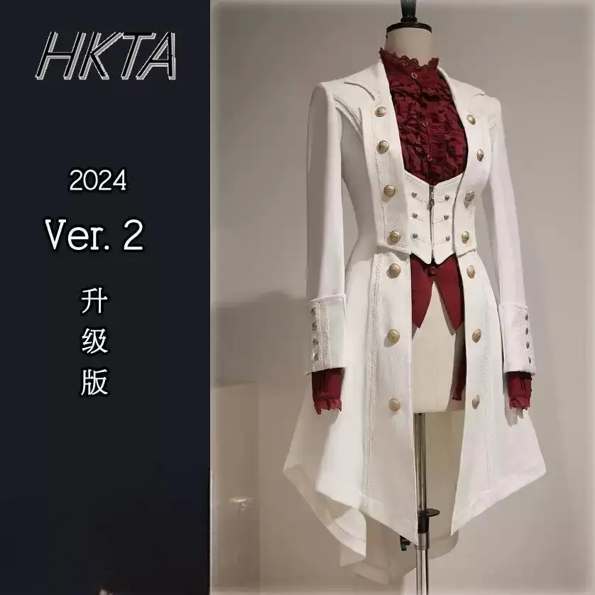 British Style Retro Dark Goth  - Vintage Trench Coat ulasan dan harga