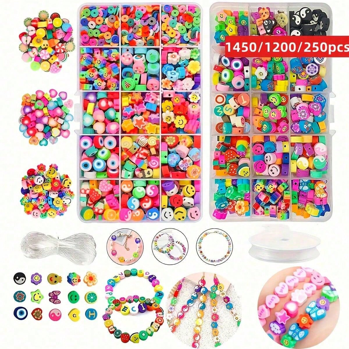 1450/1200/250pcs Polymer Clay  - Vintage Fashion Necklace ulasan dan harga