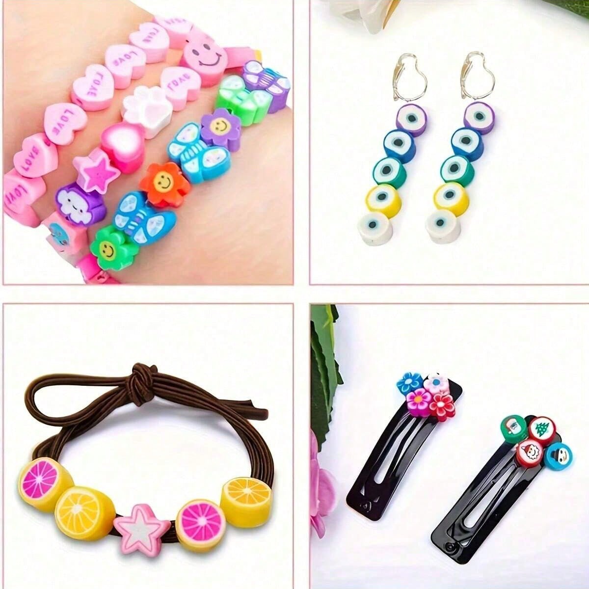 1450/1200/250pcs Polymer Clay  - Vintage Fashion Necklace ulasan dan harga