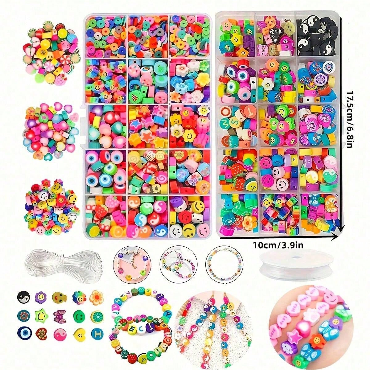 1450/1200/250pcs Polymer Clay  - Vintage Fashion Necklace ulasan dan harga