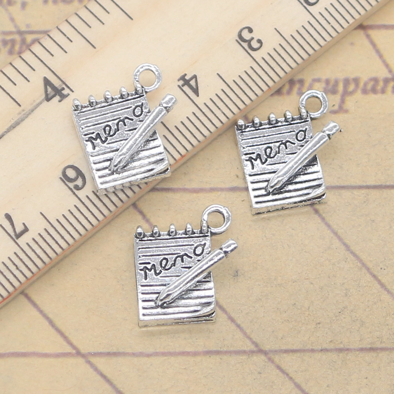 20pcs Charms Memo Diary Journa - Vintage Fashion Journal ulasan dan harga