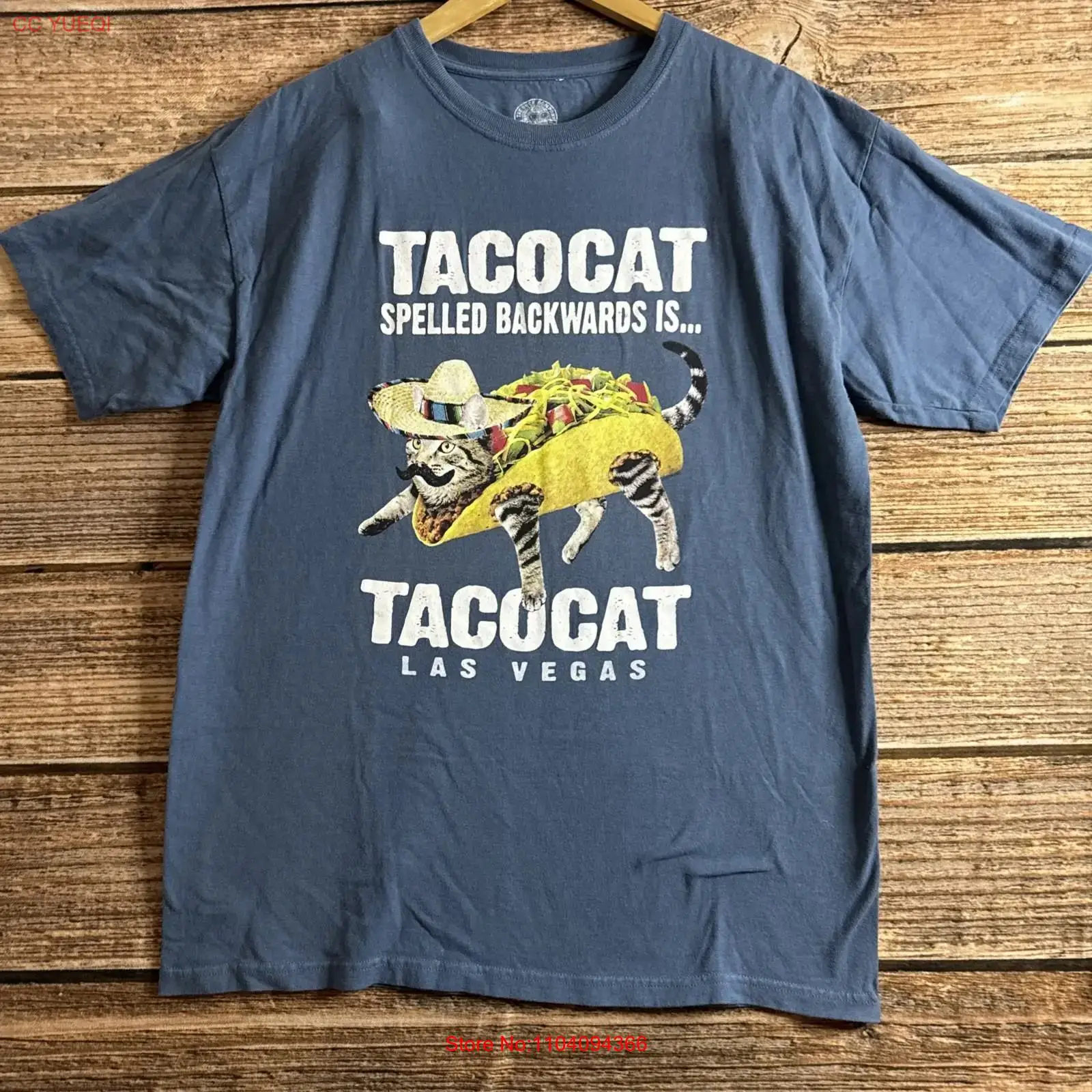 TacoCat Spelled Backwards is L - Vintage Vegas Fashion ulasan dan harga