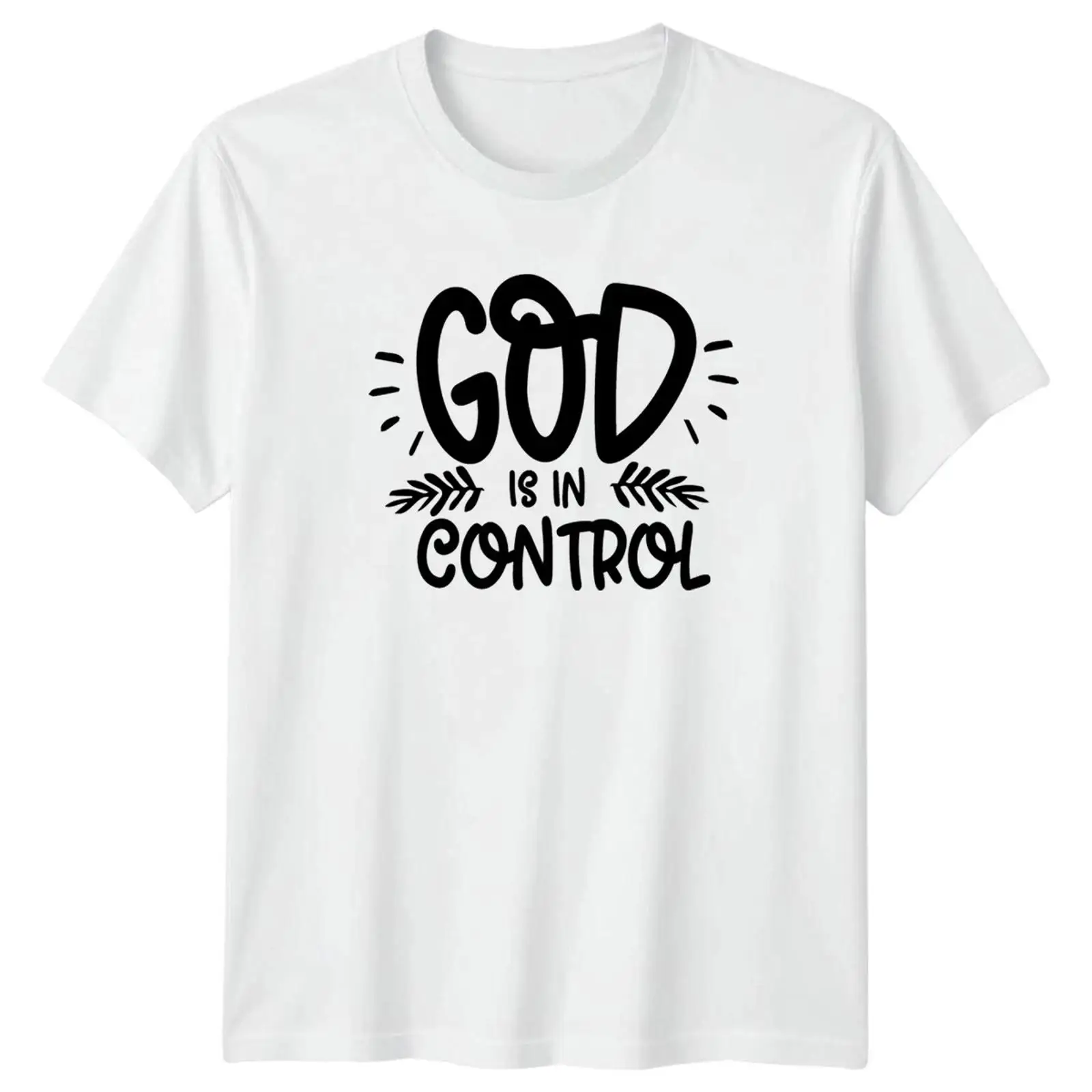 Gott hat die Kontrolle T Shirt - Vintage Fashion Hats ulasan dan harga