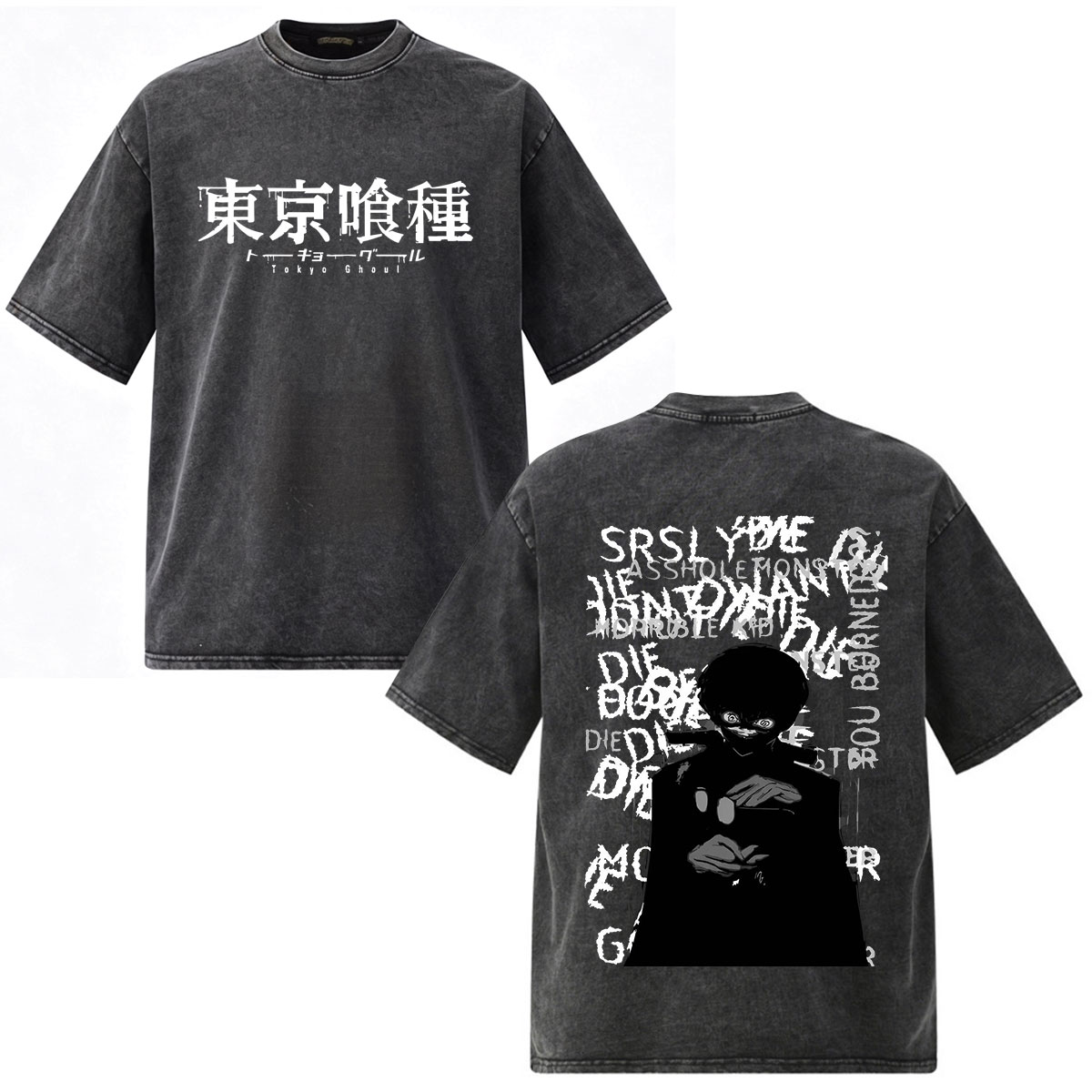 Vintage Washed Anime Tokyo Gho - Vintage Fashion Tokyo ulasan dan harga