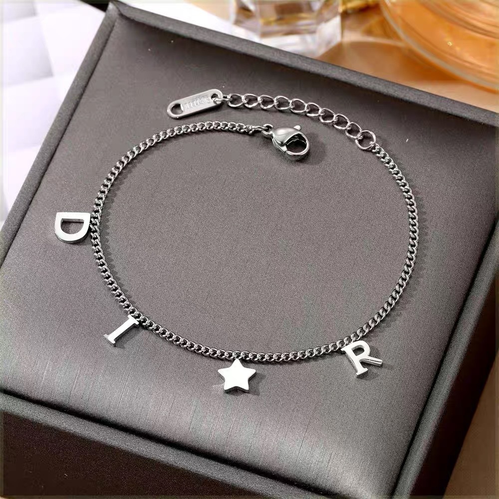 Korea New Fashion Letter Star  - Vintage Fashion Korea ulasan dan harga