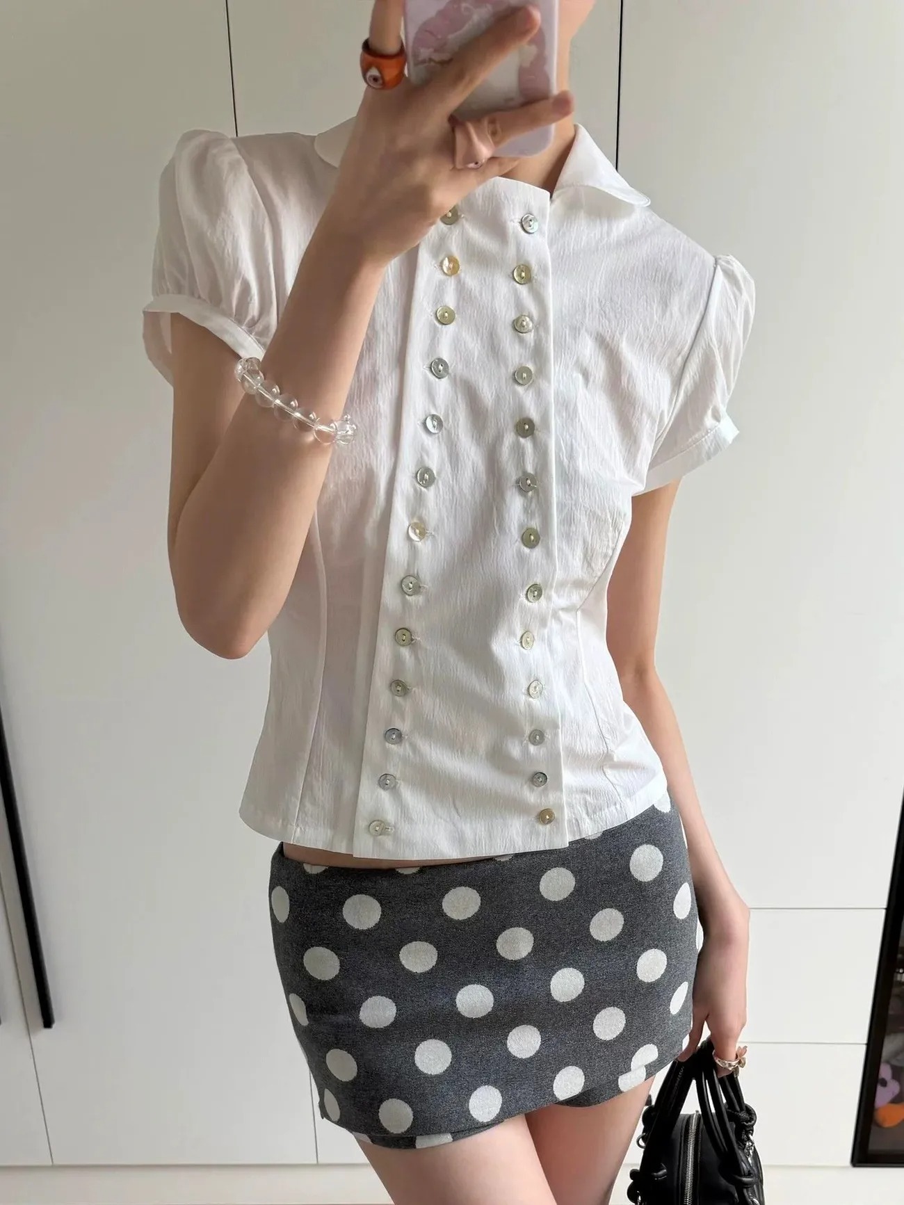 Y2K Aesthetic Peter Pan Collar - Vintage Fashion Korea ulasan dan harga