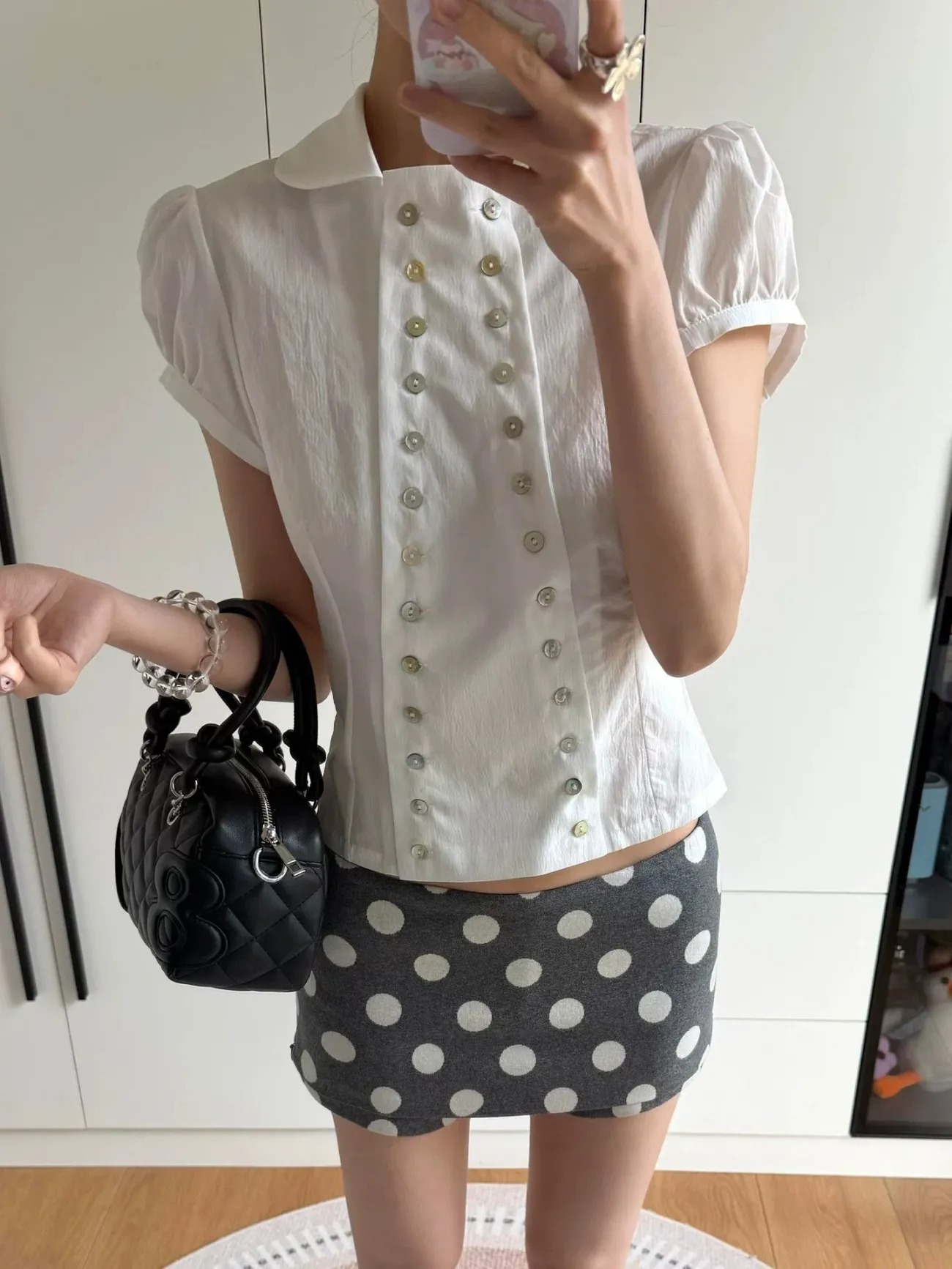 Y2K Aesthetic Peter Pan Collar - Vintage Fashion Korea ulasan dan harga