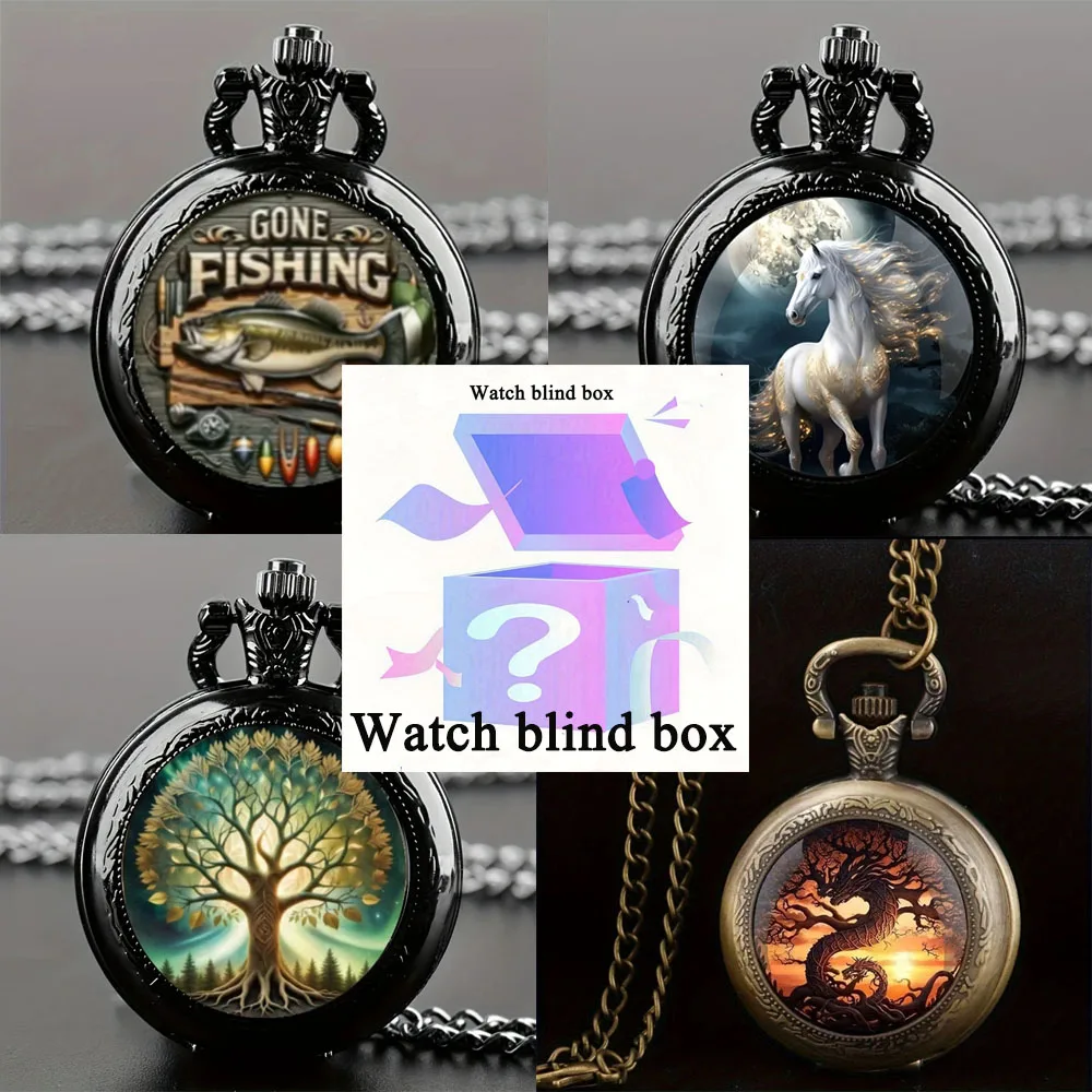 Mixed Pattern Vintage Pocket W - Vintage Fashion Watches ulasan dan harga