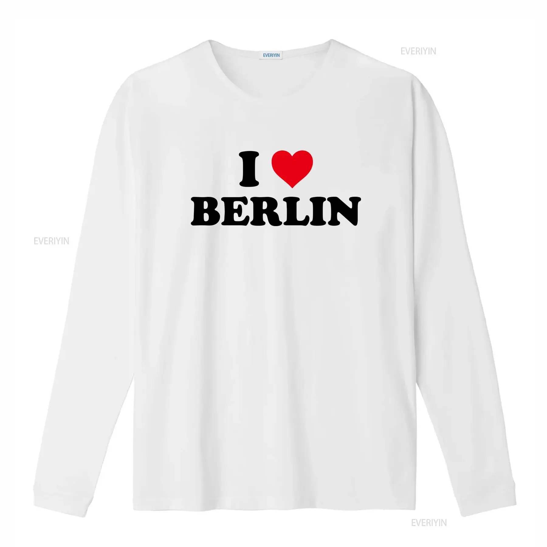 Stylish I Love Berlin T Shirt  - Vintage Fashion Berlin ulasan dan harga