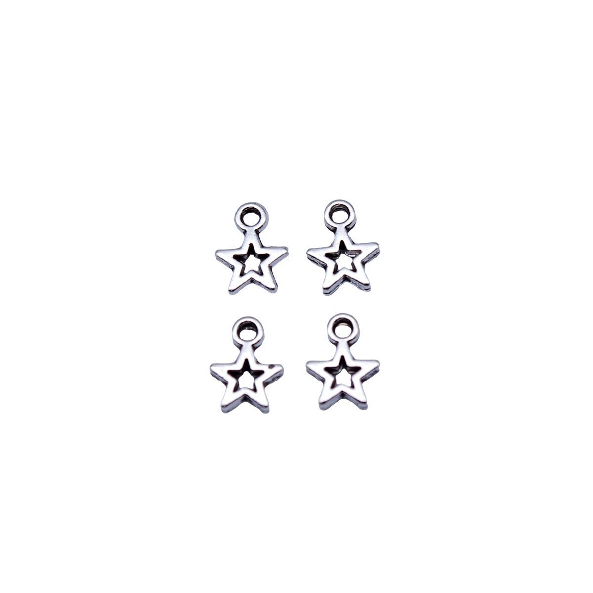 80pcs 8.5x6.2mm(0.33x0.24inch) - Vintage Fashion Online ulasan dan harga