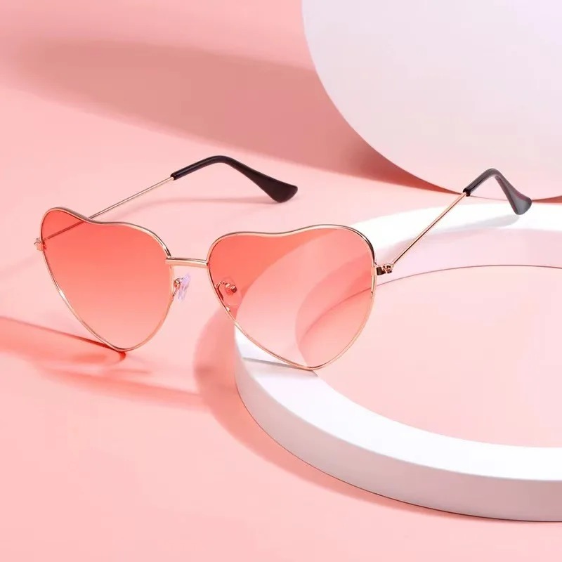 Fashion Heart Shaped Metal Sun - Vintage Fashion Girl ulasan dan harga
