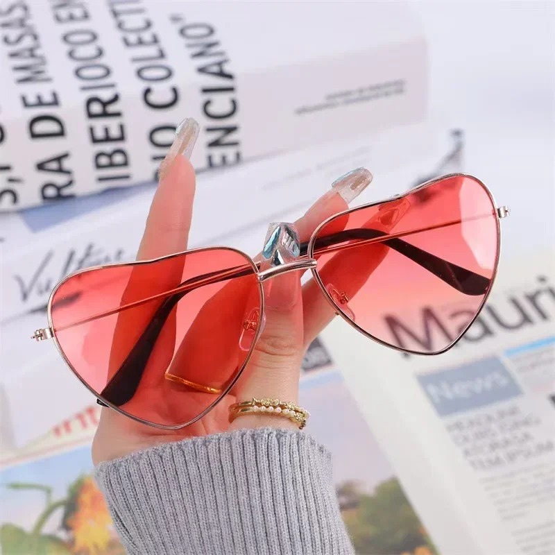 Fashion Heart Shaped Metal Sun - Vintage Fashion Girl ulasan dan harga