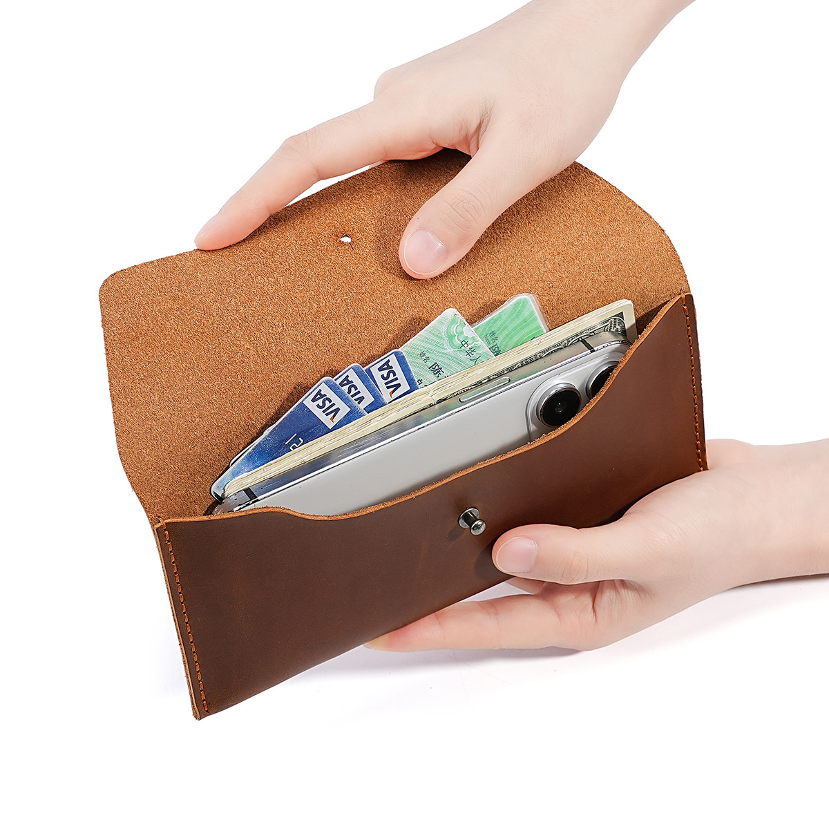 Envelope Wallet Genuine Leathe - Vintage Fashion Brand Names ulasan dan harga