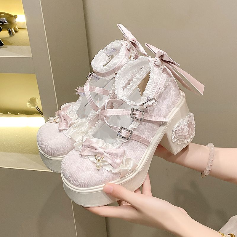 Chunky Mary Jane Platforms Wom - Vintage Fashion Girl ulasan dan harga