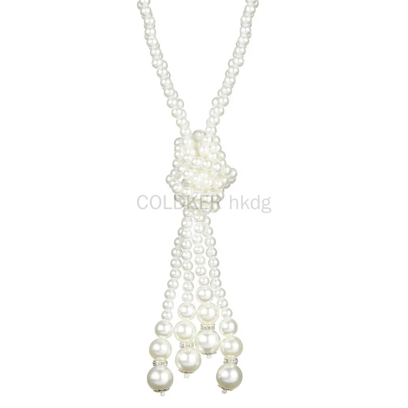 1920s Pearls Necklace Fashion  - Vintage Fashion Necklace ulasan dan harga