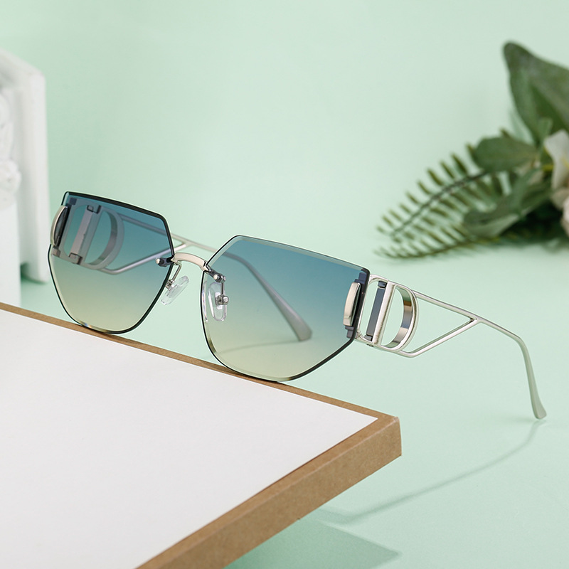Women's Sunglasses Metal Hollo - Vintage Fashion Brand Names ulasan dan harga