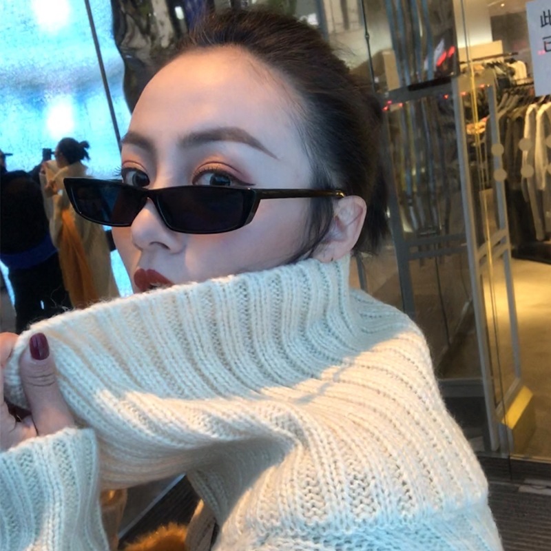 Small Rectangle Sunglasses Fas - Vintage Fashion Girl ulasan dan harga