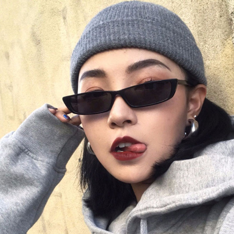 Small Rectangle Sunglasses Fas - Vintage Fashion Girl ulasan dan harga