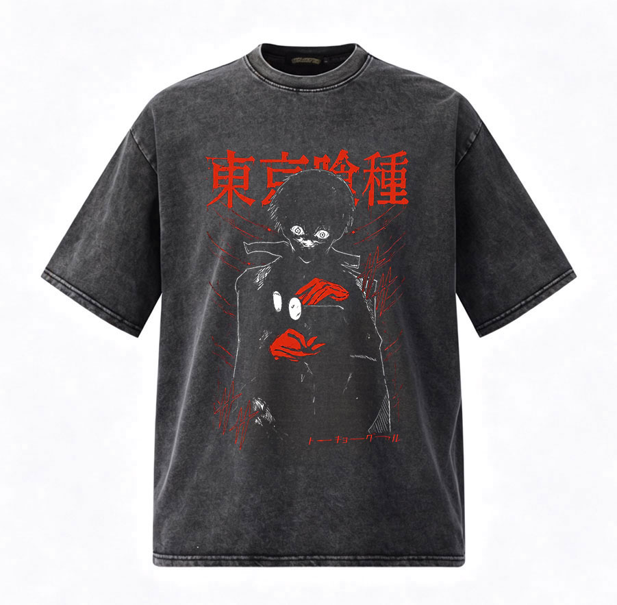 Vintage Washed Anime Tokyo Gho - Vintage Fashion Tokyo ulasan dan harga
