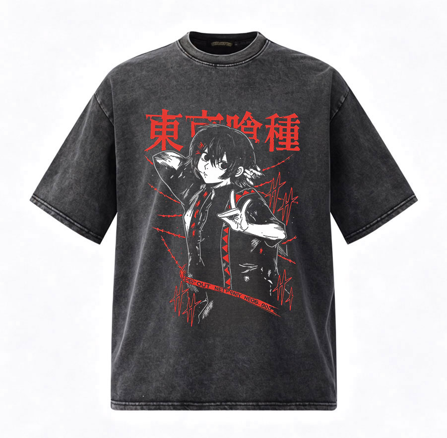 Vintage Washed Anime Tokyo Gho - Vintage Fashion Tokyo ulasan dan harga