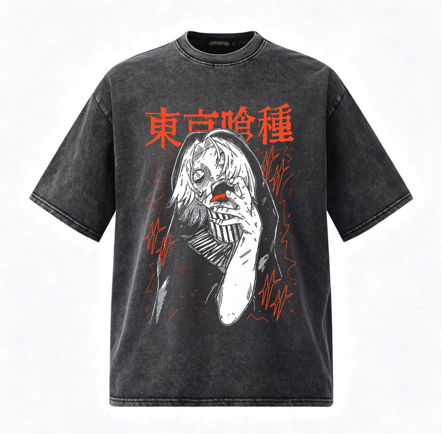 Vintage Washed Anime Tokyo Gho - Vintage Fashion Tokyo ulasan dan harga