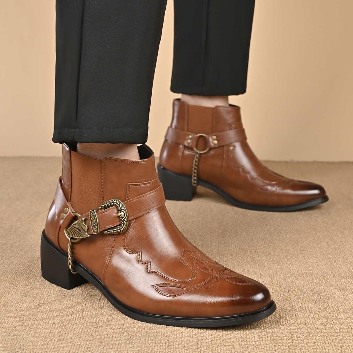 Fashion 2026 Men's Vintage Cow - Vintage Fashion Online ulasan dan harga